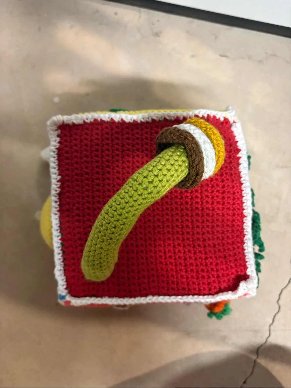 Handcrafted Infant Sensory Cube